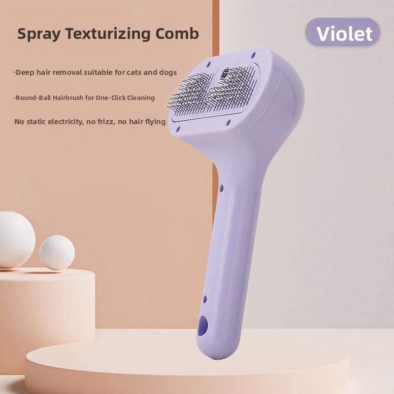 3-in-1 Steam Pet Grooming Brush