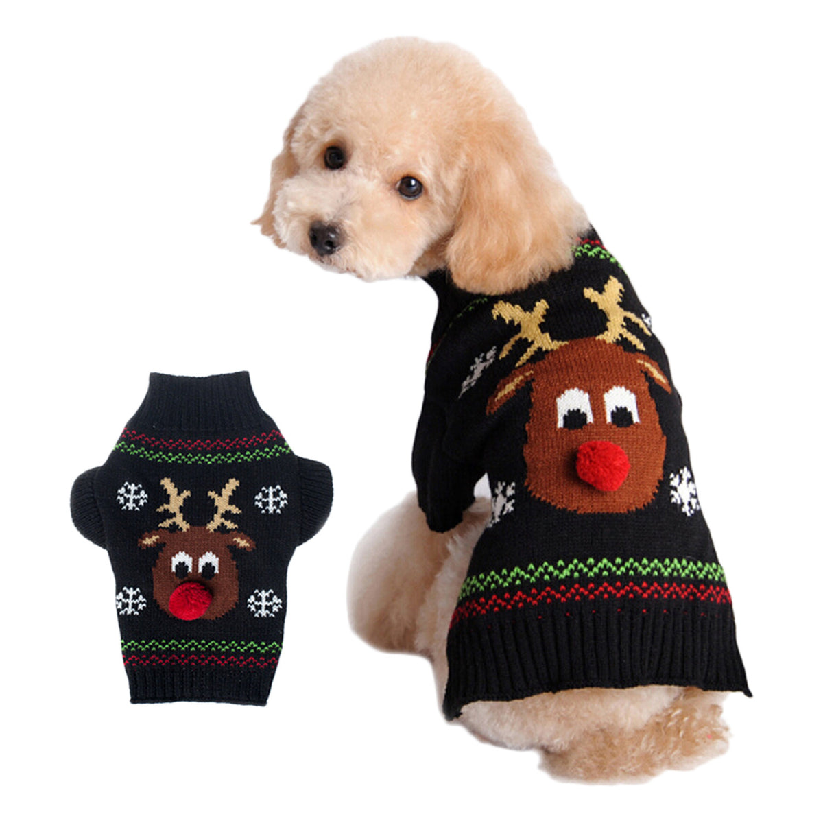 Christmas Knitted Pet Sweater