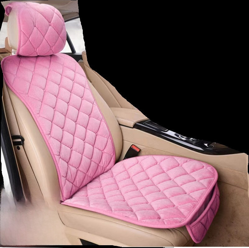 Winter Car Plush Seat Cushion with Lumbar Support - product image 6