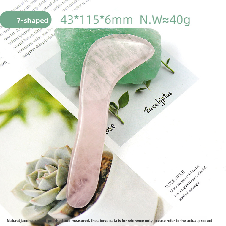 Pink Crystal Gua Sha Massage Tool
