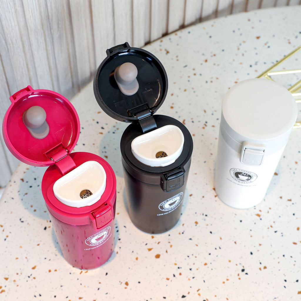 Wide-Mouth Stainless Steel Thermos Cup