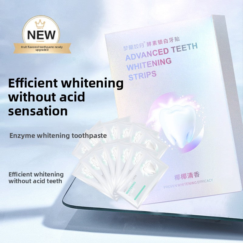 Coconut-Scented Teeth Whitening Strips, 7 Pairs