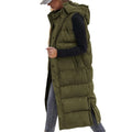 Women's Longline Hooded Zip Vest