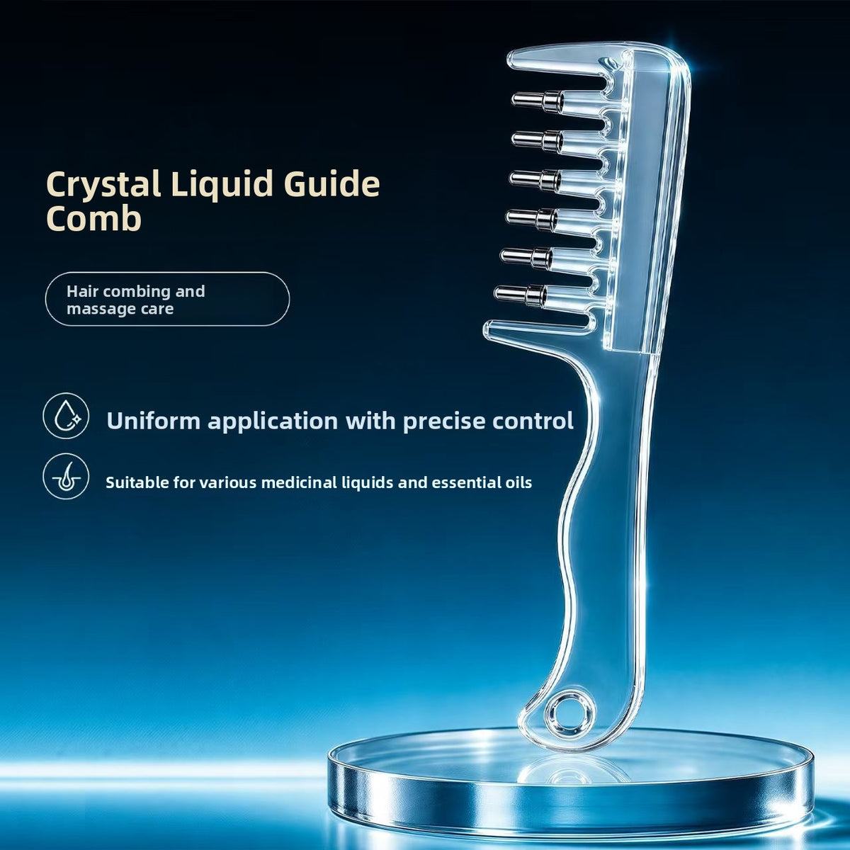 Liquid Dispensing Scalp Massage Comb