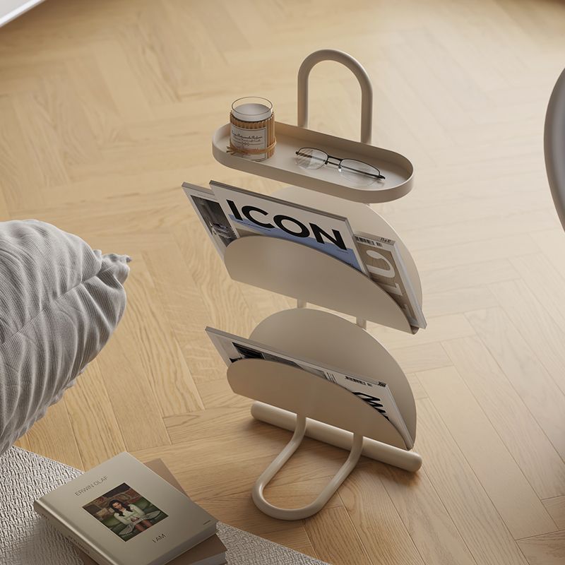Compact Side Table with Storage