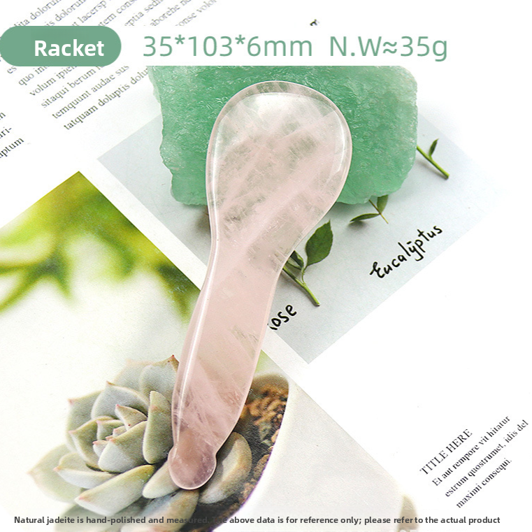 Pink Crystal Gua Sha Massage Tool