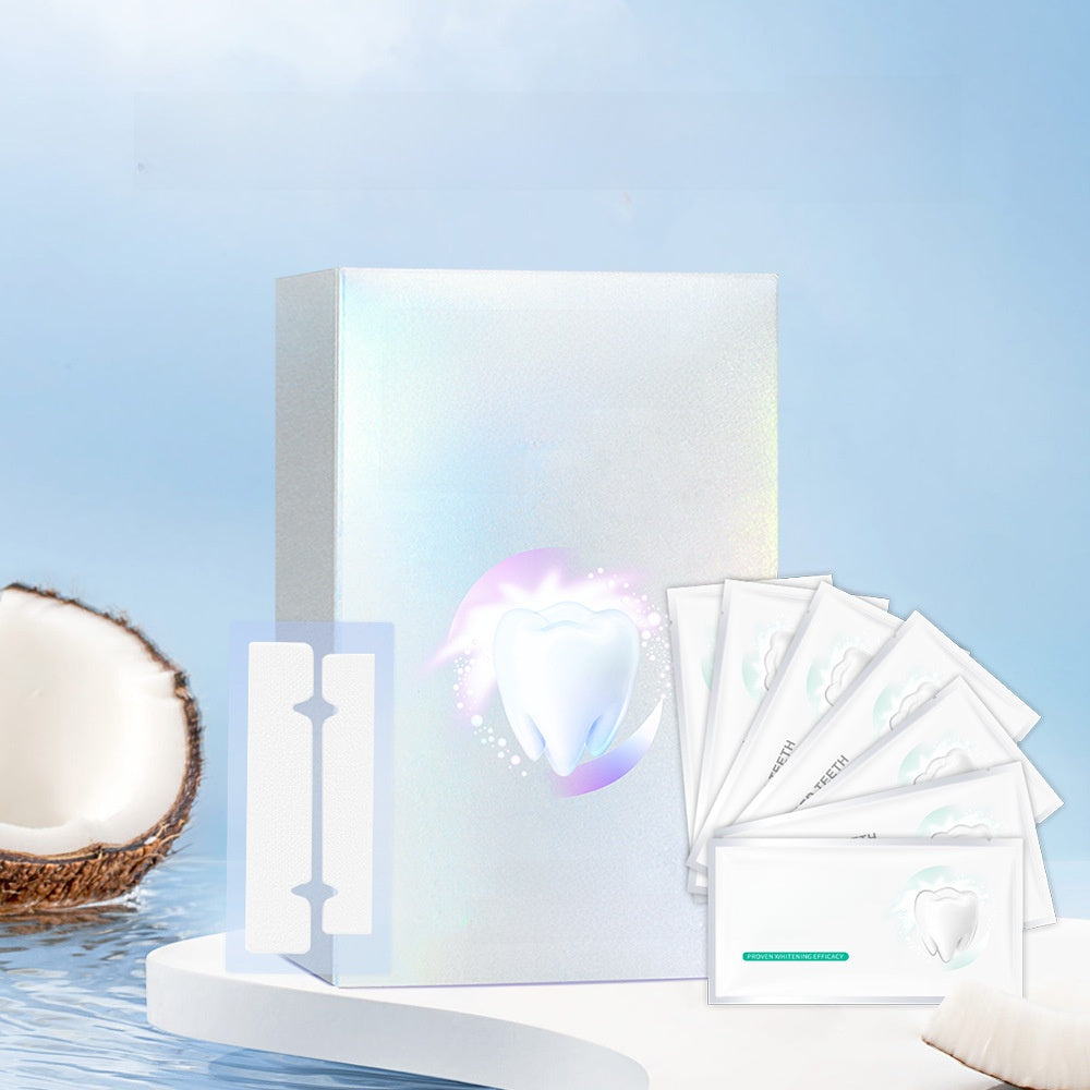 Coconut-Scented Teeth Whitening Strips, 7 Pairs