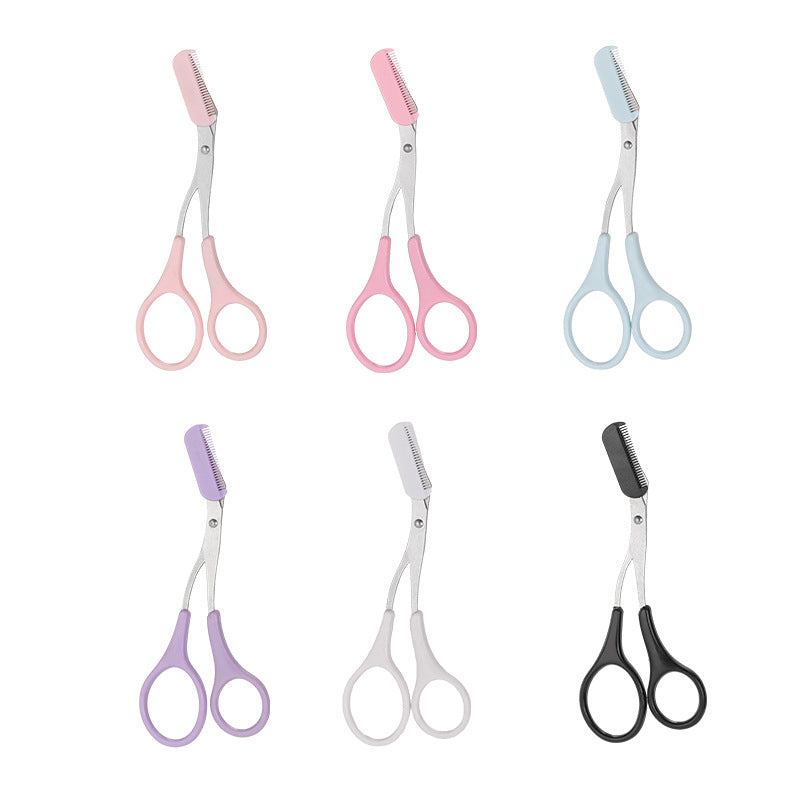 Eyebrow Trimming Scissors with Comb