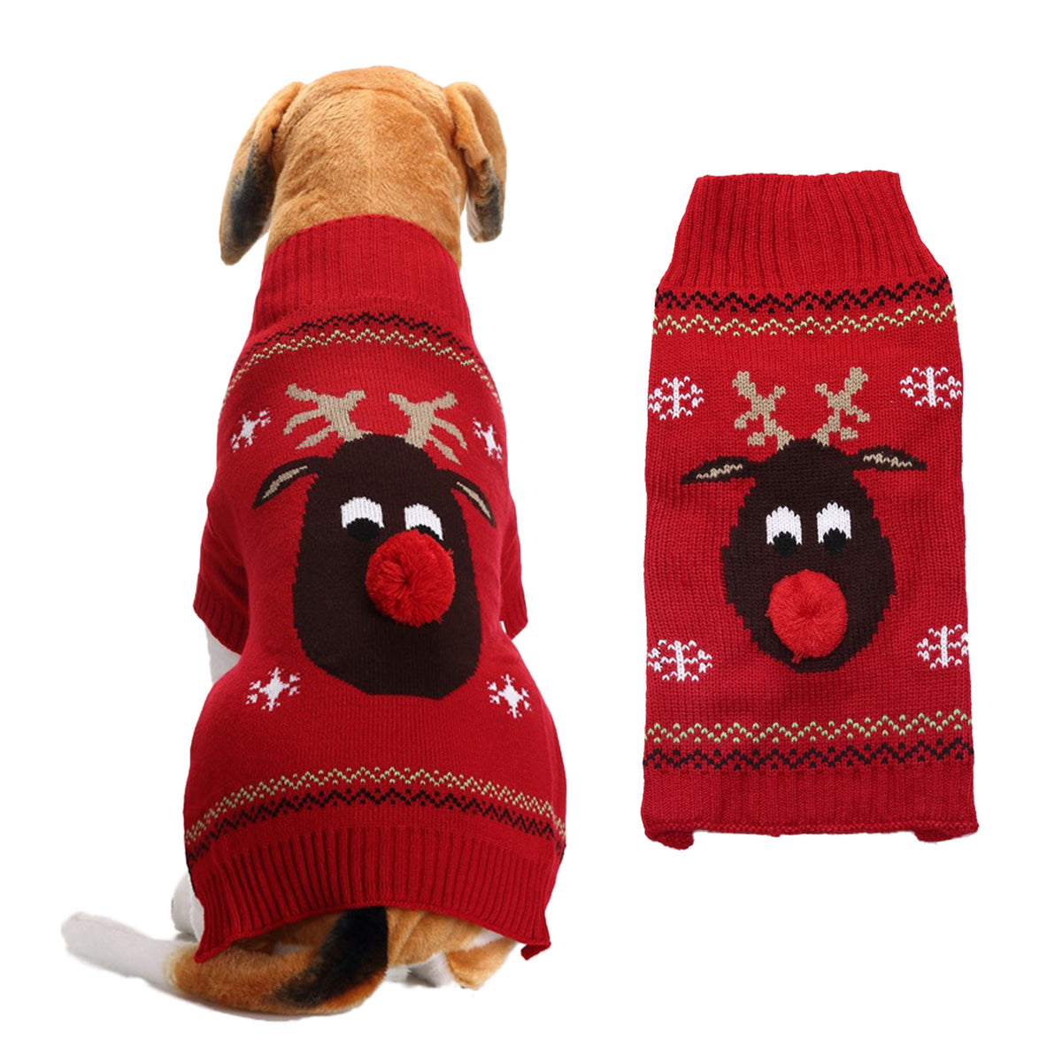 Christmas Knitted Pet Sweater