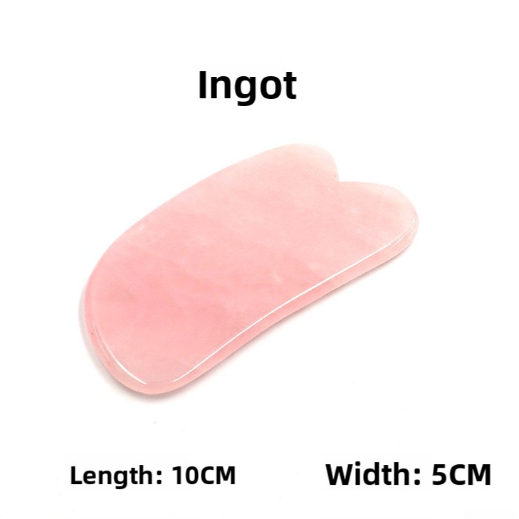 Rose Quartz Gua Sha Massage Stones