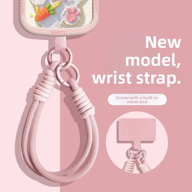 Adjustable Phone Lanyard with Double Buckle Wrist Strap