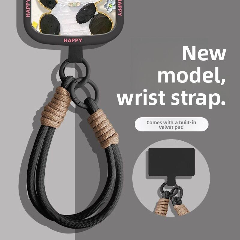 Adjustable Phone Lanyard with Double Buckle Wrist Strap