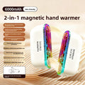Încălzitor de mâini magnetic reîncărcabil cu lumină ambientală