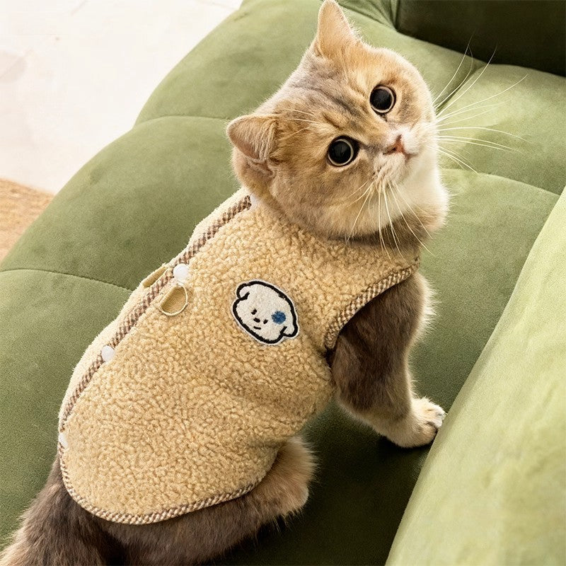 Fleece Vest for Cats & Small Dogs