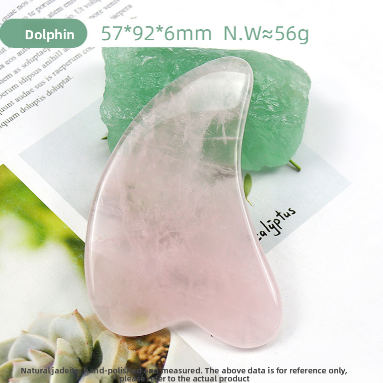 Pink Crystal Gua Sha Massage Tool