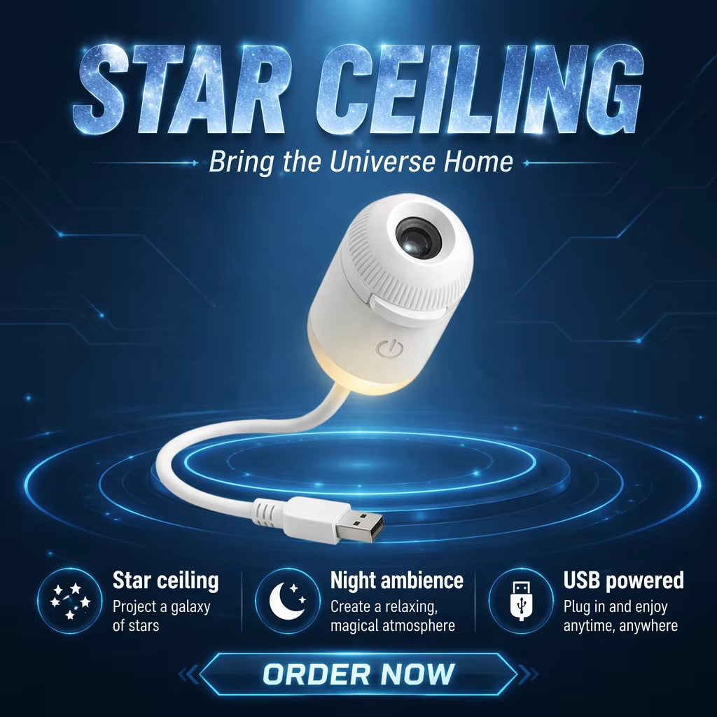 USB Star Projection Night Light - product image 3