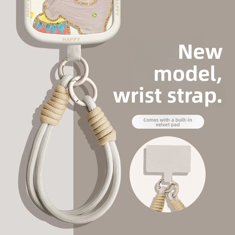 Adjustable Phone Lanyard with Double Buckle Wrist Strap