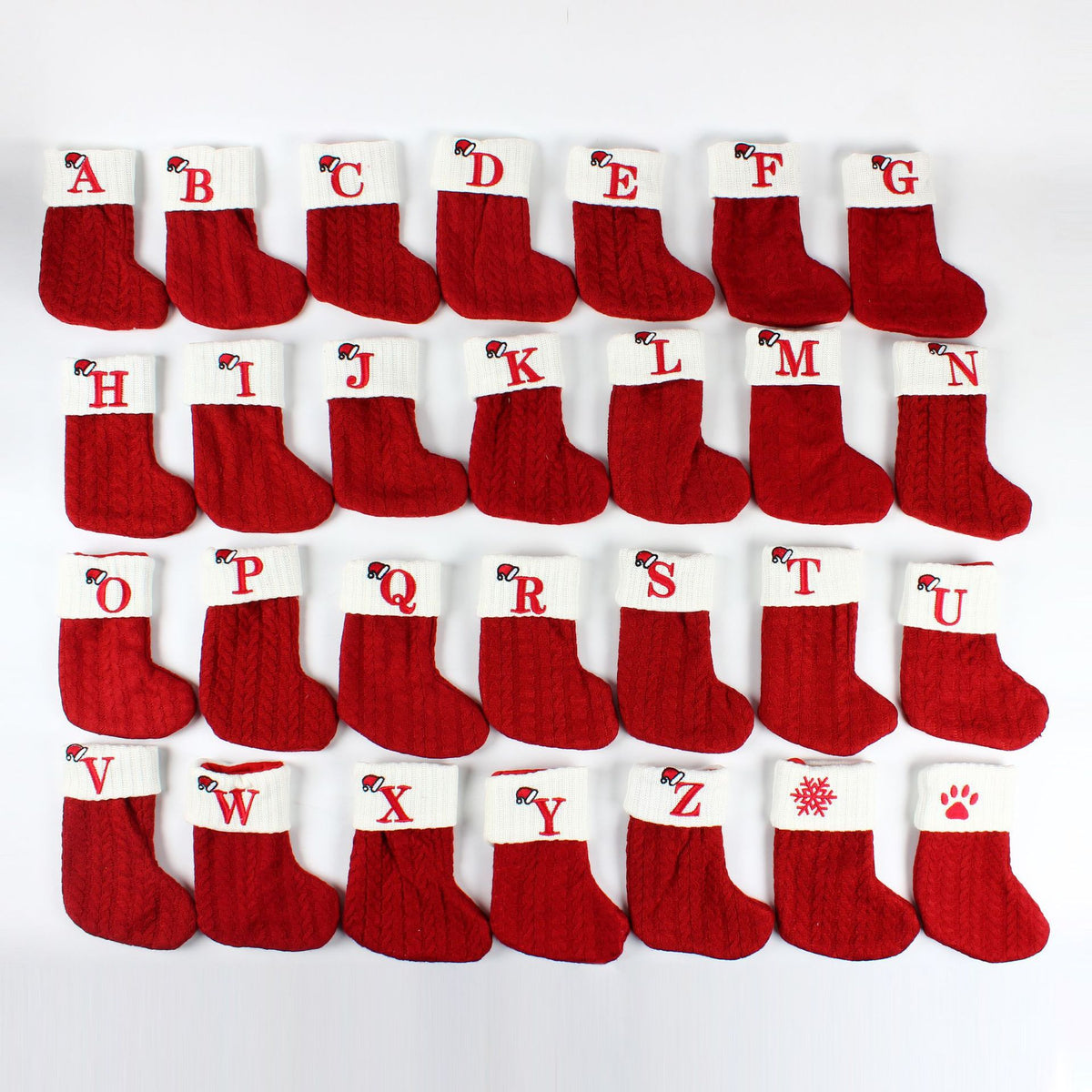 Personalised Knitted Christmas Stocking
