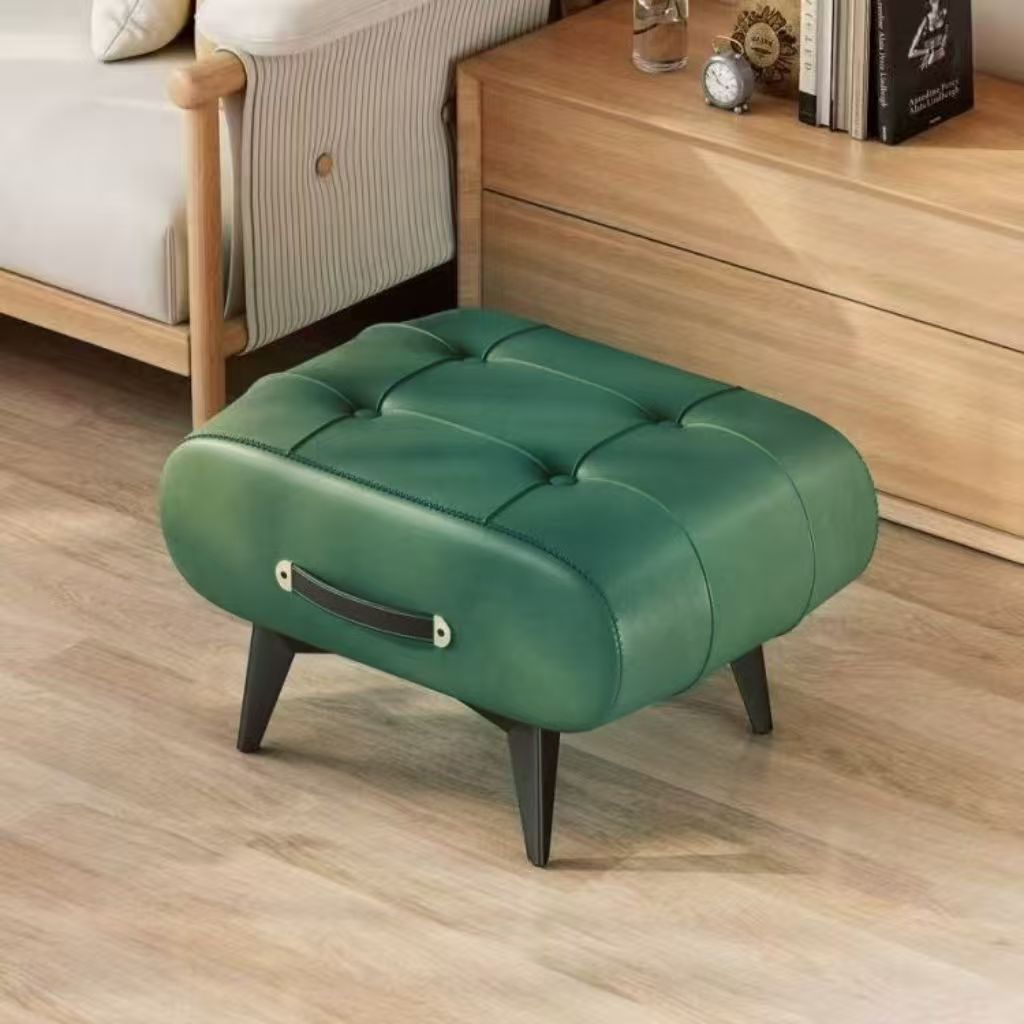 Cushioned Entryway Shoe Stool