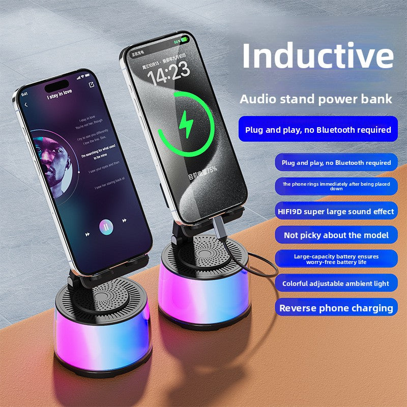 Rotatable NFC Induction Bluetooth Speaker