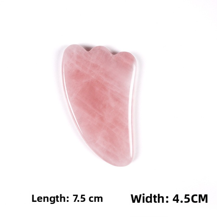 Rose Quartz Gua Sha Massage Stones