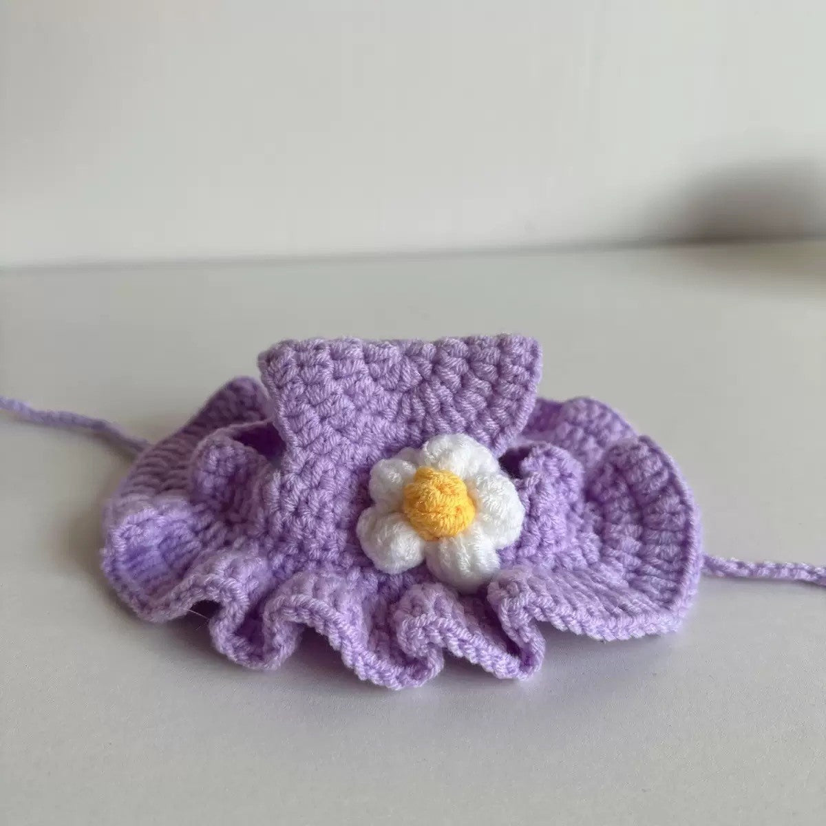 Crochet Pet Hat & Collar Costume Set - product view 50