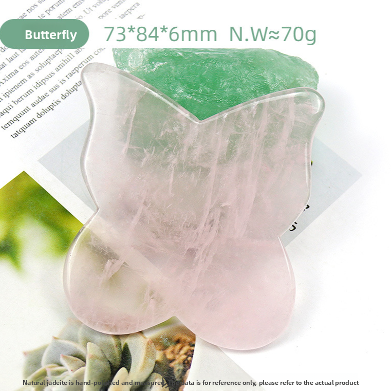 Pink Crystal Gua Sha Massage Tool