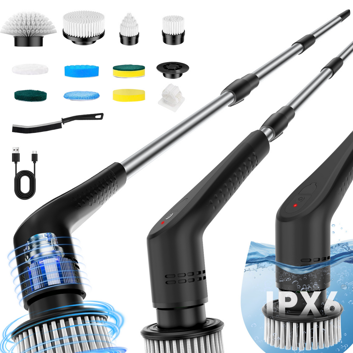 Multifunctional Electric Cleaning Brush