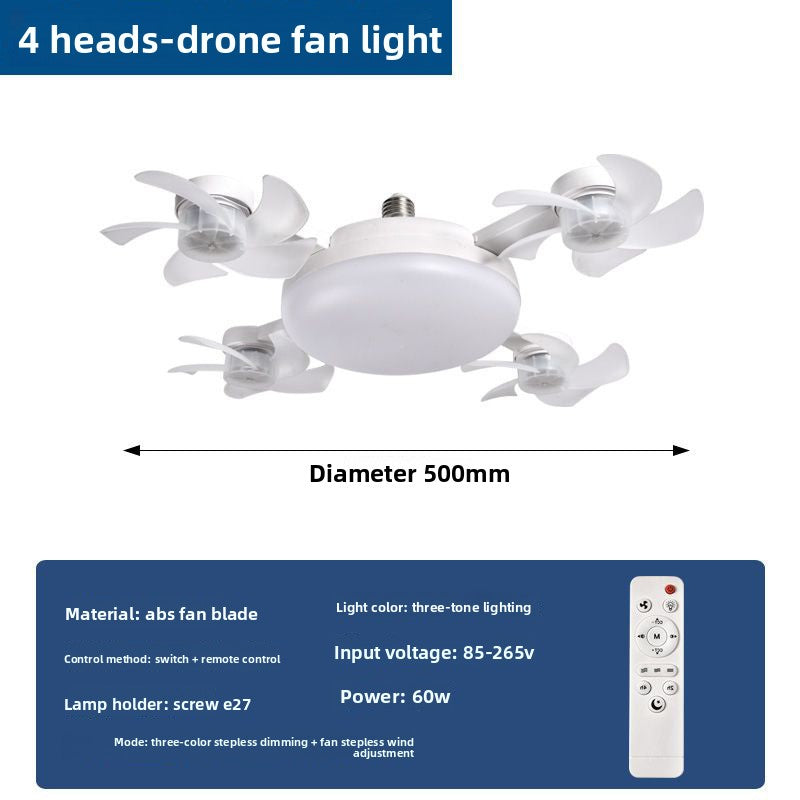 Scandinavian Ceiling Fan Light