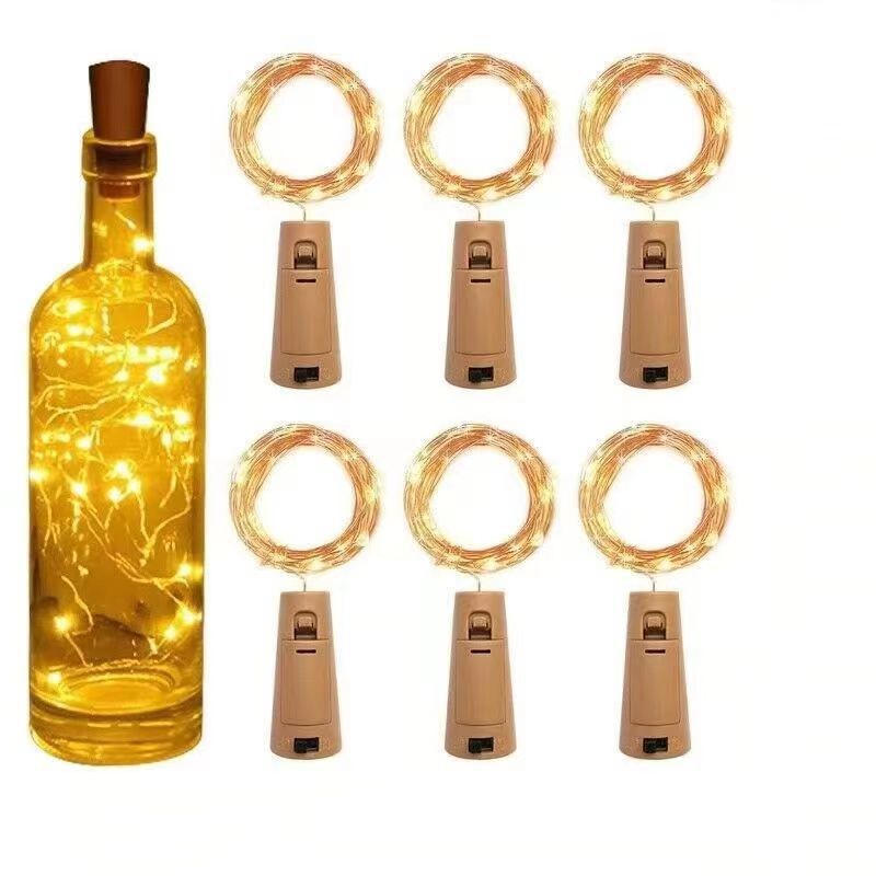 LED Wine Bottle Cork String Lights