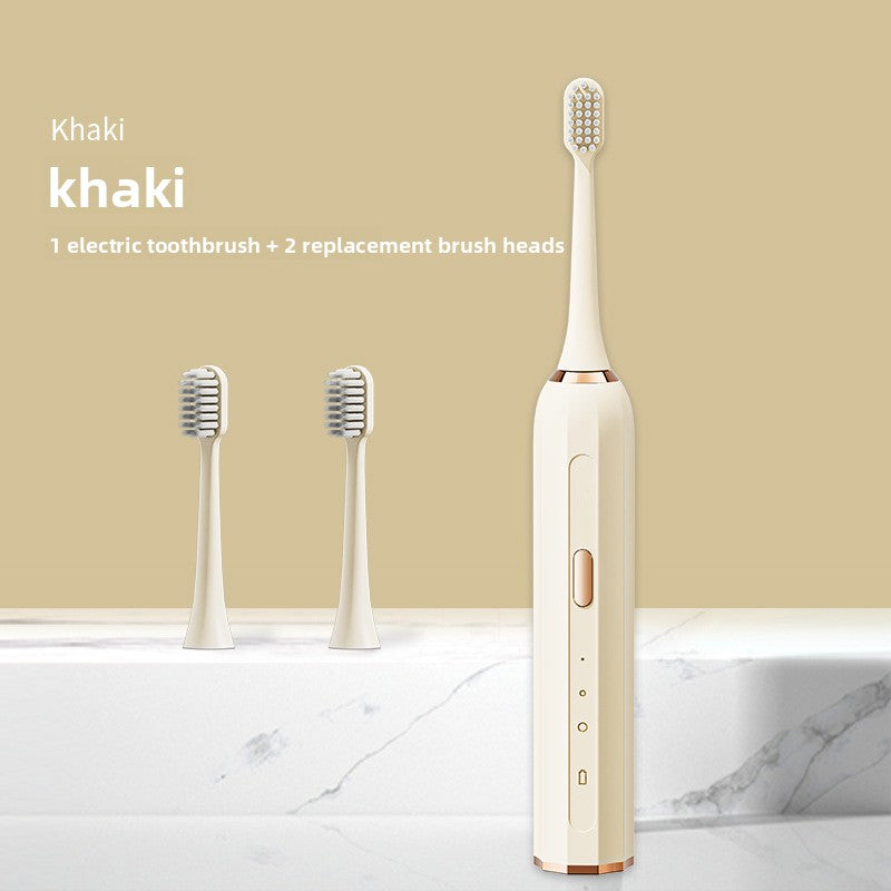 Sonic Electric Toothbrush with 3 Brush Heads