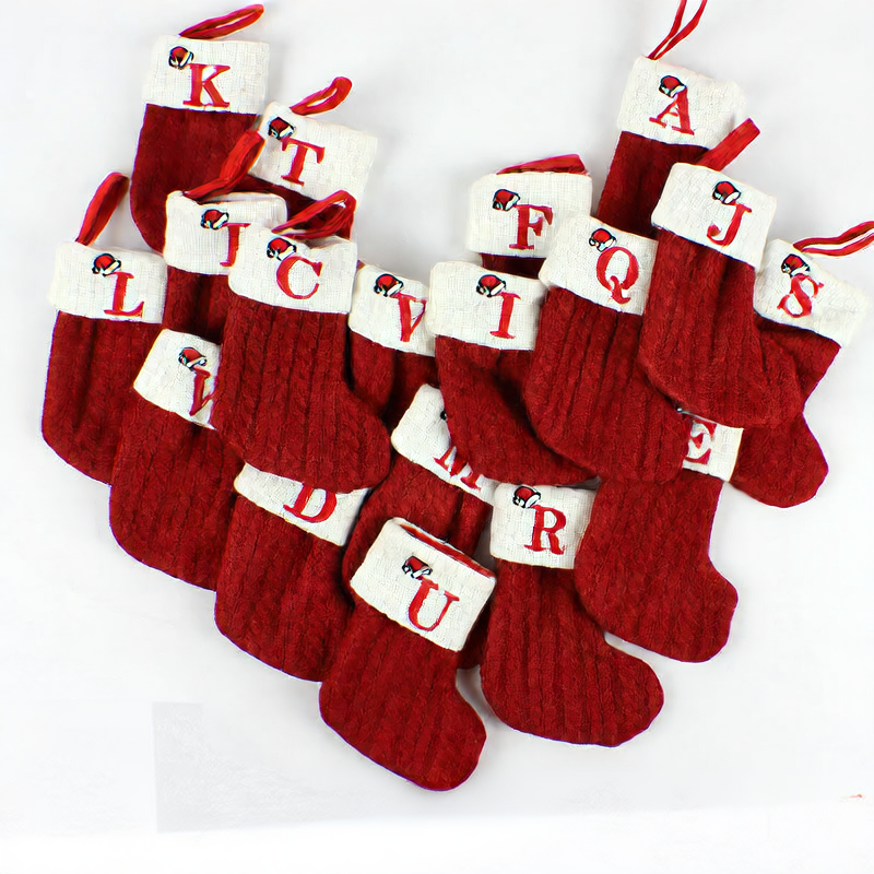 Personalised Knitted Christmas Stocking