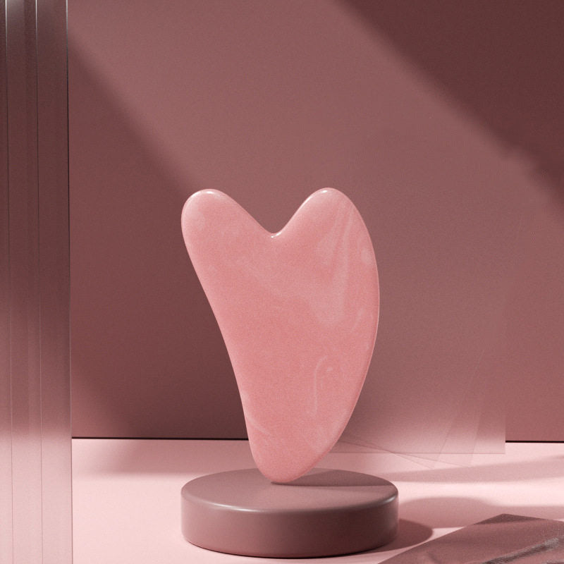 Crystal-Style Facial Roller & Gua Sha Set