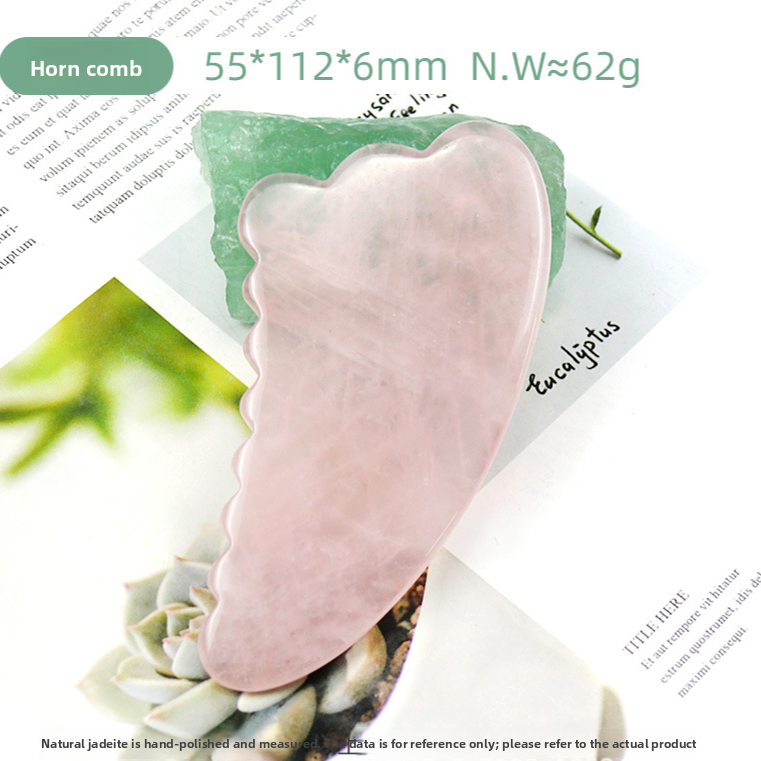 Pink Crystal Gua Sha Massage Tool