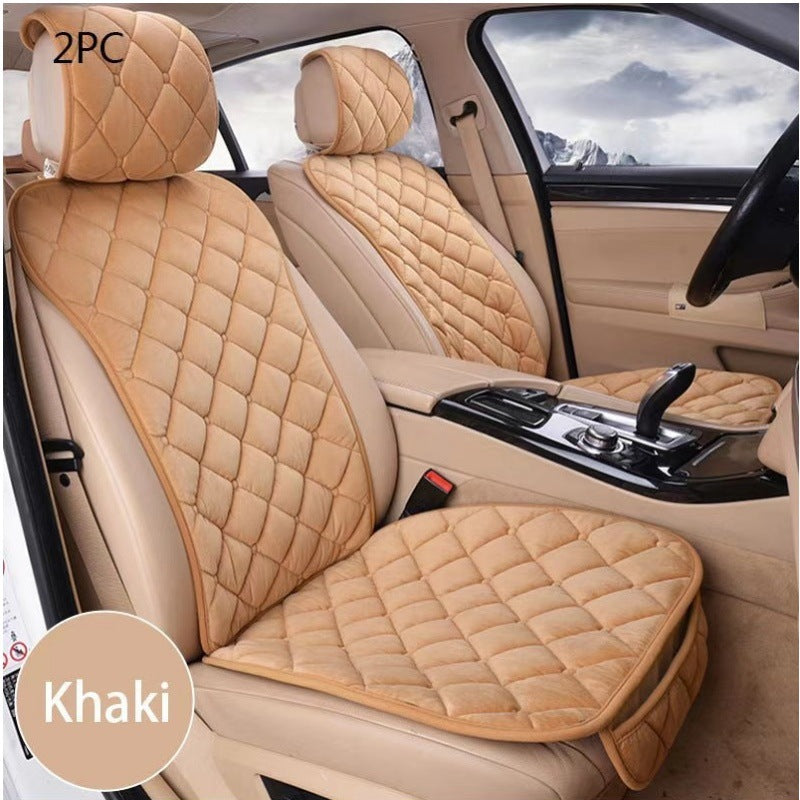 Winter Car Plush Seat Cushion with Lumbar Support - product image 4