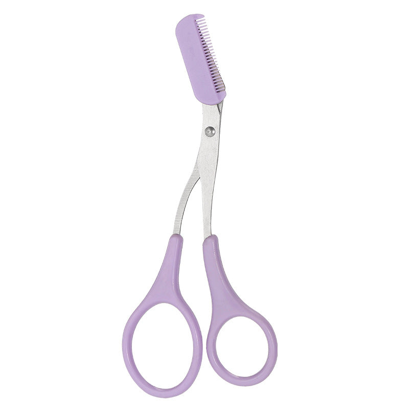 Eyebrow Trimming Scissors with Comb