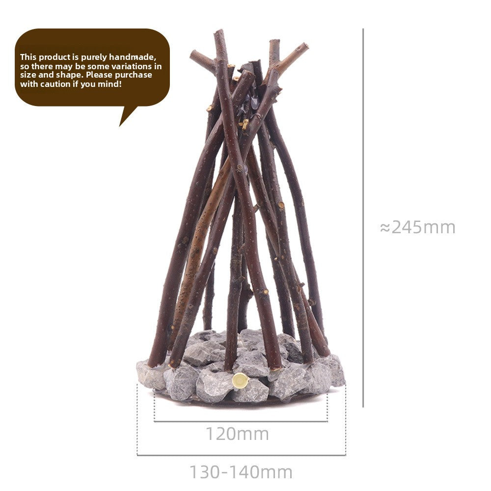 Handmade Branch Campfire LED Decorative Lamp
