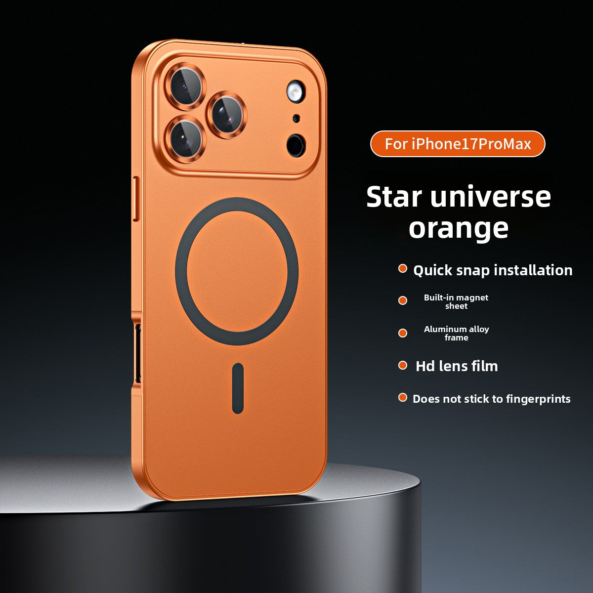 Metal Aluminum Alloy Frame Magnetic Phone Case for iPhone