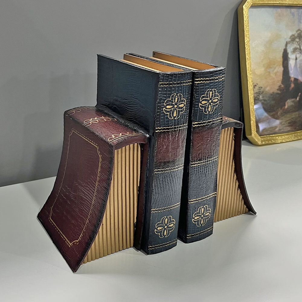 Vintage-Style Wooden Book Holder