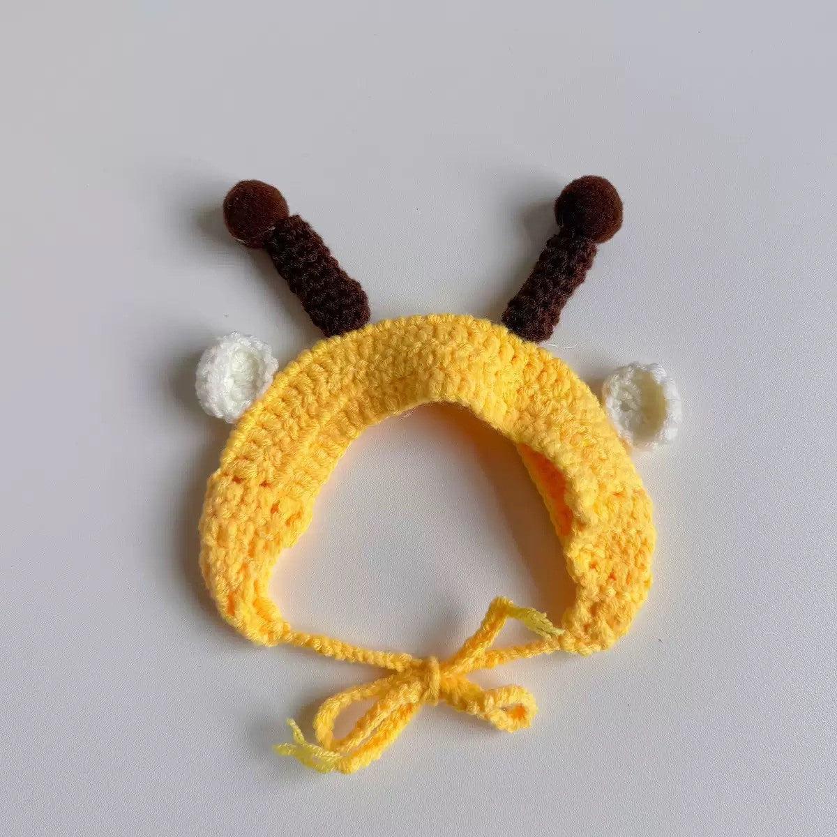 Crochet Pet Hat & Collar Costume Set - image 49