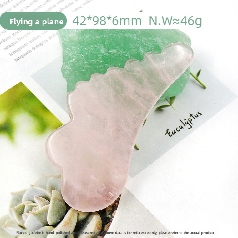 Pink Crystal Gua Sha Massage Tool
