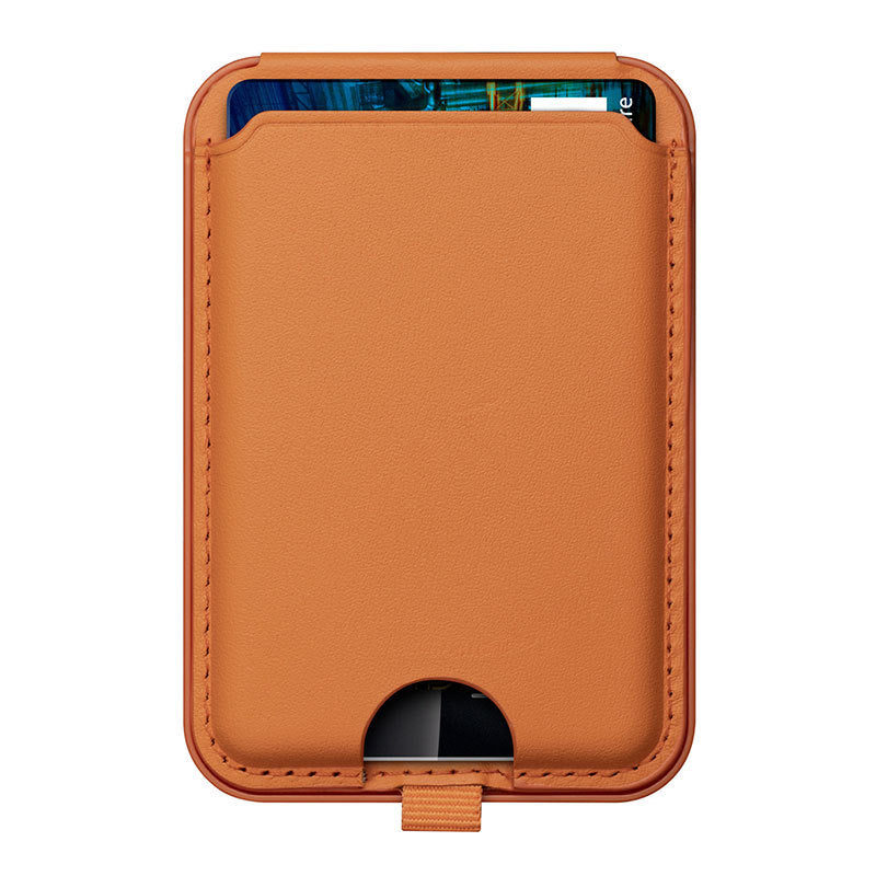 Portcard din piele MagSafe cu suport pentru telefon