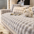 Plush Sofa Cushion Cover