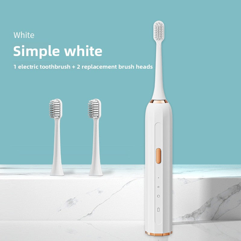 Sonic Electric Toothbrush with 3 Brush Heads