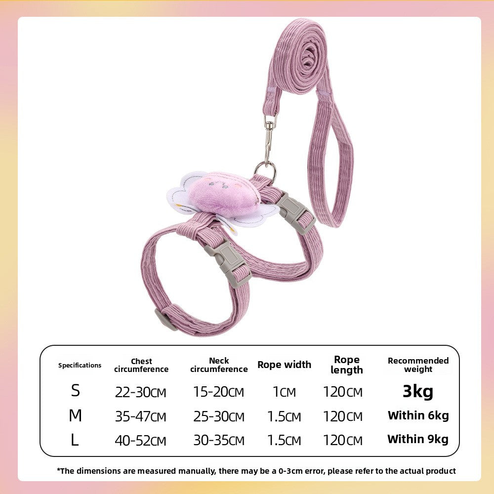 Bee Pet Harness & Leash Set