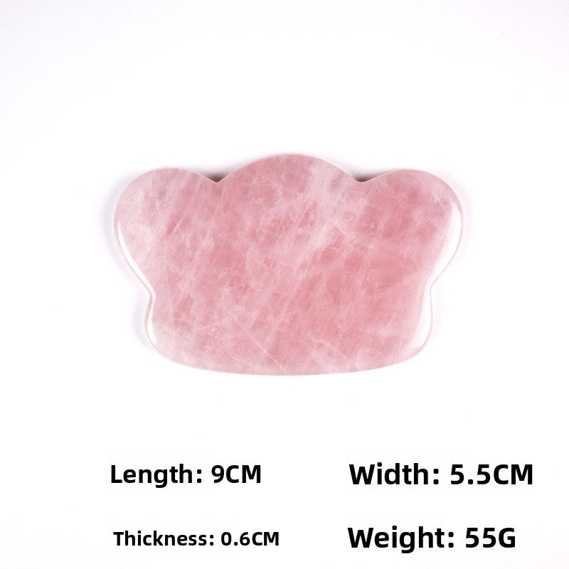 Rose Quartz Gua Sha Massage Stones