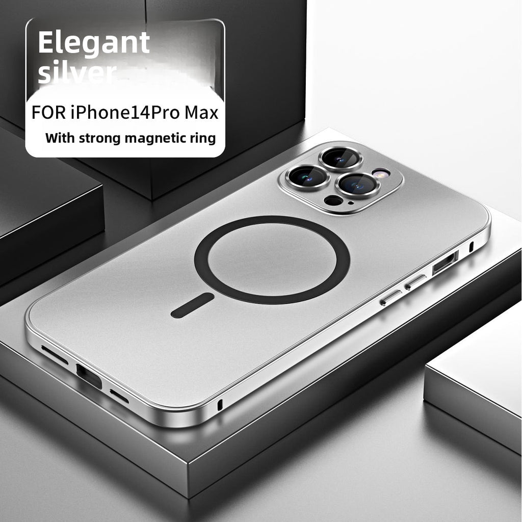 Metal Aluminum Alloy Frame Magnetic Phone Case for iPhone