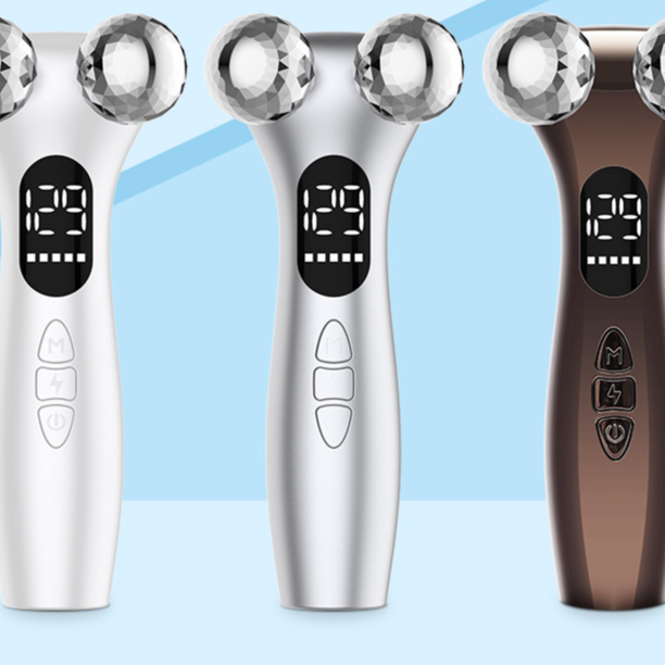 Rechargeable EMS Facial Massage Roller