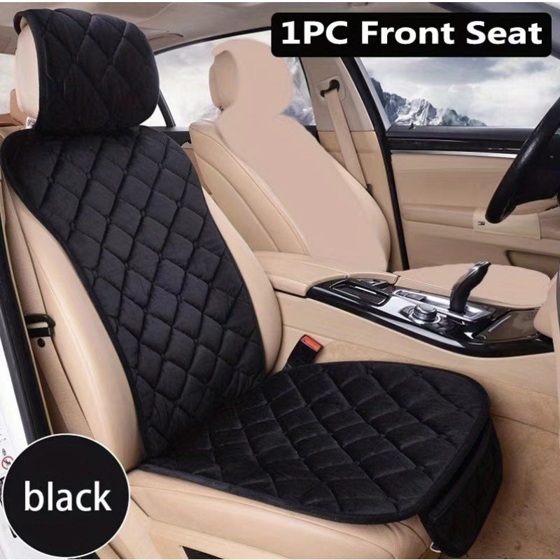 Winter Car Plush Seat Cushion with Lumbar Support - product image 9