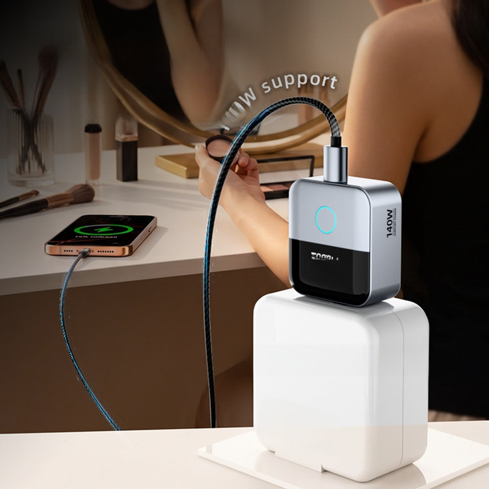 Digital Display USB-C Charging Adapter